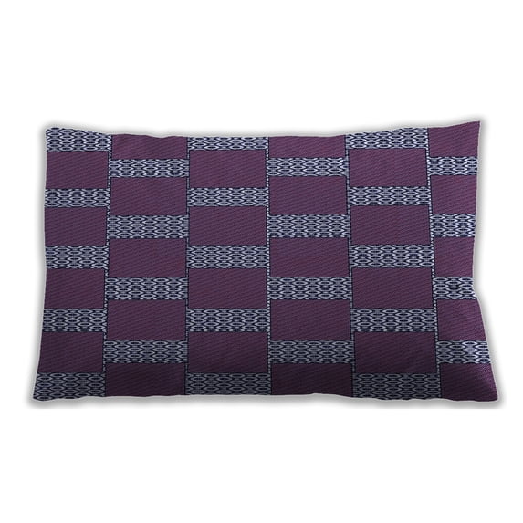 Ahgly Company Outdoor Rectangular Contemporary Lumbar Throw Pillow, 13 inch by 19 inch