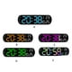 thumbnail image 2 of Reloj de pared con alarma digital Naiovety Pantalla LED grande color naranja, 2 of 6