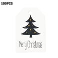 thumbnail image 2 of Bearachild 100 Uds. Tarjetas de papel de Papá Noel serie Feliz Navidad etiquetas colgantes de papel DIY etiquetas para fiesta de Navidad Kits de decoración para fiestas 1#, 2 of 6