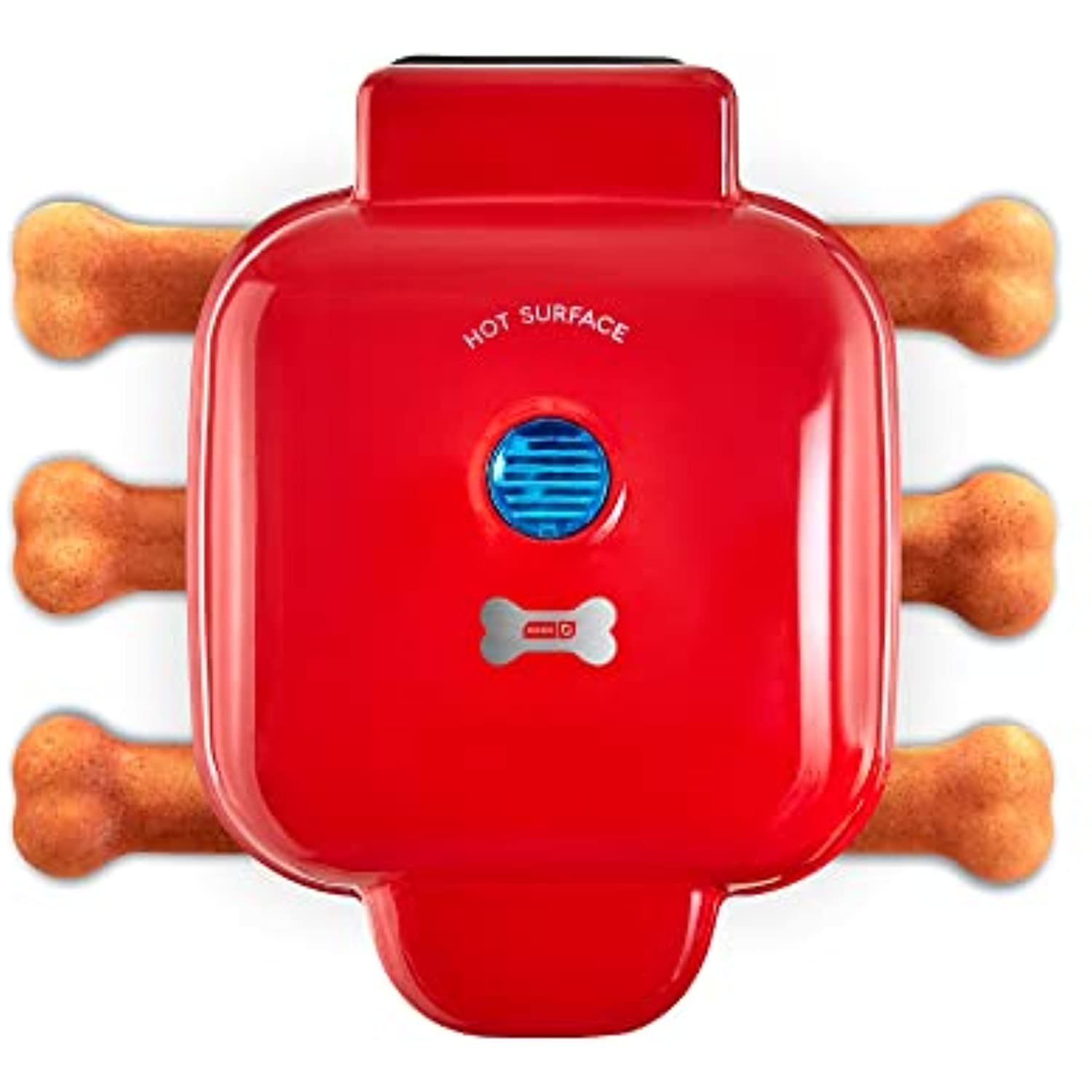 DASH Mini Dog Treat Maker, Small, Red
