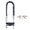 Black3, variant on MELIVO Bike Lock,13.78" Electric Scooter Lock,U Bicycle Lock U Lock For Scooter,2.87lb