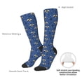 thumbnail image 4 of Balery Raccoon blue point Calcetines novedosos Calcetines deportivos Calcetines hasta la rodilla Calcetines de algodón Calcetines originales y geniales, 4 of 6