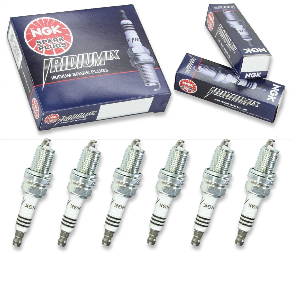 6 pc NGK 5464 Iridium IX Spark Plugs for 0000-18-JE41 1765267 1UN9-18-110 3160 3161 3166 3412 4202 4418 4701 5303 5603 9003 9003S 9600 9652 98079-5514E-HE 999-06910-X9-006 BY481-BKR5E FR8DII33X