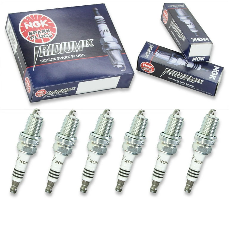 NGK, Spark Plugs, 5464 Iridium IX (BKR5EIX-11), 6 Pack - Walmart.com