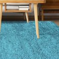 thumbnail image 5 of Superior Shag Boho Plush Indoor Area Rug, Cyan, 8' x 10', 5 of 5