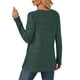 thumbnail image 5 of HongQid Womens Sweaters Crewneck Long Sleeve Shirts with Pockets Fall Outfits 2025 Fashion Winter Clothing Side Slit, 5 of 5