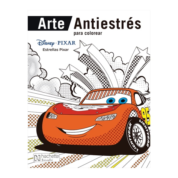 Arte Antiestres Estrellas Pixar Hachette Bienestar Libro de bolsillo 1ra edicion