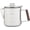 6 CUP, variant on Stainless Steel Camping Coffee Percolator with Treated Wood Handle & Clear Glass Lid, Stovetop Safe Outdoor Coffee Pot Without for Backpacking, RV, Hunting and Picnic Trips