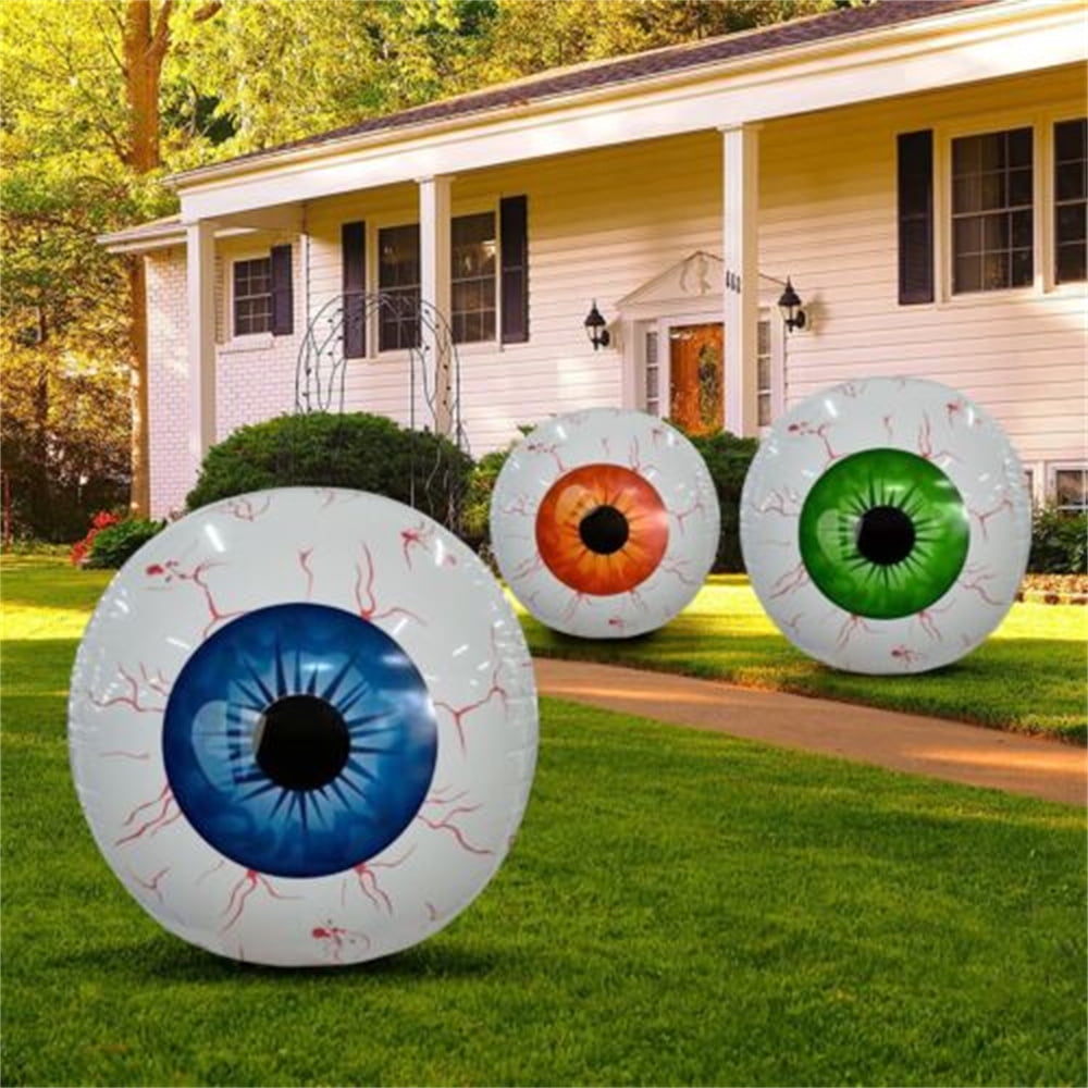 Halloween Inflatables Eyeball Decorations Home Garden Party ornament ...