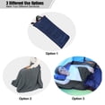 thumbnail image 4 of REDCAMP Flannel Sleeping Bag for Adults, Waterproof Cold Weather & Warm Camping Sleeping Bag with Compression Sack, 3-Season Envelope Sleeping Bag for Camping, Hiking, Backpacking, Outdoors, Blue, 4 of 9
