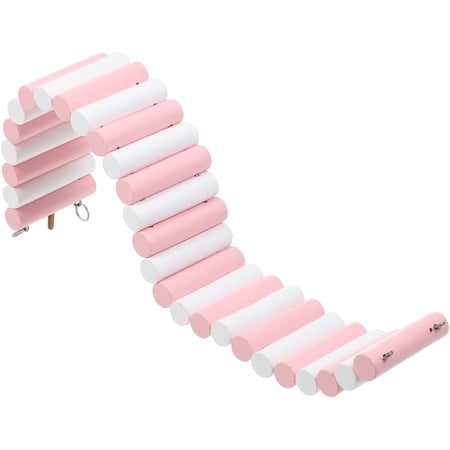 Picture of KATEA Wood Hamster Ladder Bridge Toy: Wooden Pet Ladder Bridge Purple ...