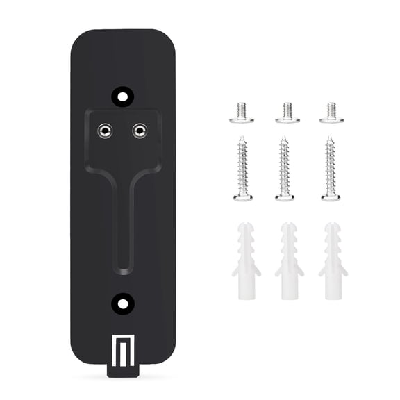 Video Doorbell Back Plate Cover Replacement Door Bell Backplate for Blink Video Doorbell, Black
