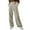 Khaki, variant on Women's Petite Sweatpants with Pockets and Elastic Waist for Shorter Inseam Fit