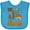Turquoise, variant on Inktastic Wild About Granddad Giraffe Grandchild Boys or Girls Baby Bib