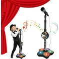 thumbnail image 1 of Kids Karaoke Microphone Toy - Colorful Lights Echo Effect Black, 1 of 7