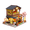 Gibbon Sushi Shop, variant on Dream Garden Atelier 3D DIY Wooden Miniature House Model Kit With Touch Activated LED Lights Floral Desktop Building Set Handcrafted Night Ambience Home Decor For Adults (145+PCS)