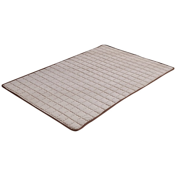 Esterilla refrescante grande para mascotas (150 x 100 cm), almohadilla de seda fría para perros y gatos con base antideslizante, lavable y portátil para aliviar el calor en verano, uso en interiores
