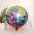 thumbnail image 1 of Globo de película de aluminio, globo redondo 4D, decoración para bodas, fiestas de cumpleaños, globo de papel de aluminio, 1 of 6