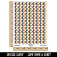 thumbnail image 2 of Snail On the Move Solid Round Sticker Set - Rainbow - Matte Finish - 0.50" Size, 2 of 3