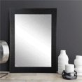 thumbnail image 1 of BrandtWorks Miroir Mural 27" x 32", Plat Rayé Noir, 1 of 3