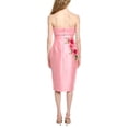 thumbnail image 2 of Badgley Mischka womens  Floral Cocktail Dress, 4, Red, 2 of 3