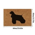Lemononstore Door Mat Rugs for Entryway Funny Dog Mat Decorative Door