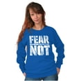 thumbnail image 4 of Christian Fear Not Psalm Scripture Sweatshirt for Men or Women Brisco Brands S, 4 of 6