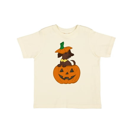 

Inktastic Halloween Dachshund Pumpkin Gift Toddler Boy or Toddler Girl T-Shirt