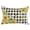 Black White, variant on Summer Sunflower Throw Pillow Cover 20 x 30 Inch Decorative Pillow Cover Vintage Floral Botanical Bee Black Plaid Lumbar Pillowcase Seasonal Rectangle Cushion Case for Couch Sofa Bed Living Room