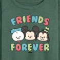 thumbnail image 3 of Disney - Friends Forever - Women's Lightweight French Terry Long Sleeve Shirt, 3 of 5