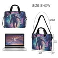 thumbnail image 3 of FORMRS 16" Laptop Bag Carrying Sleeve Case with Handle Travel Shoulder Briefcase, Astronaut Pattern, 3 of 8
