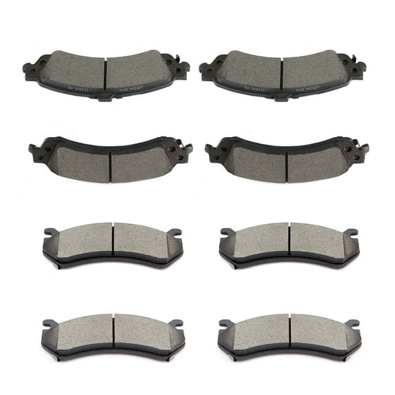 CCIYU Professional Ceramic Disc Pads Set fit for Cadillac Escalade EXT ESV,Avalanche 1500,for Chevy Silverado 1500 Classic/Suburban 1500/Tahoe,for GMC Sierra 1500/Yukon/Yukon XL 1500