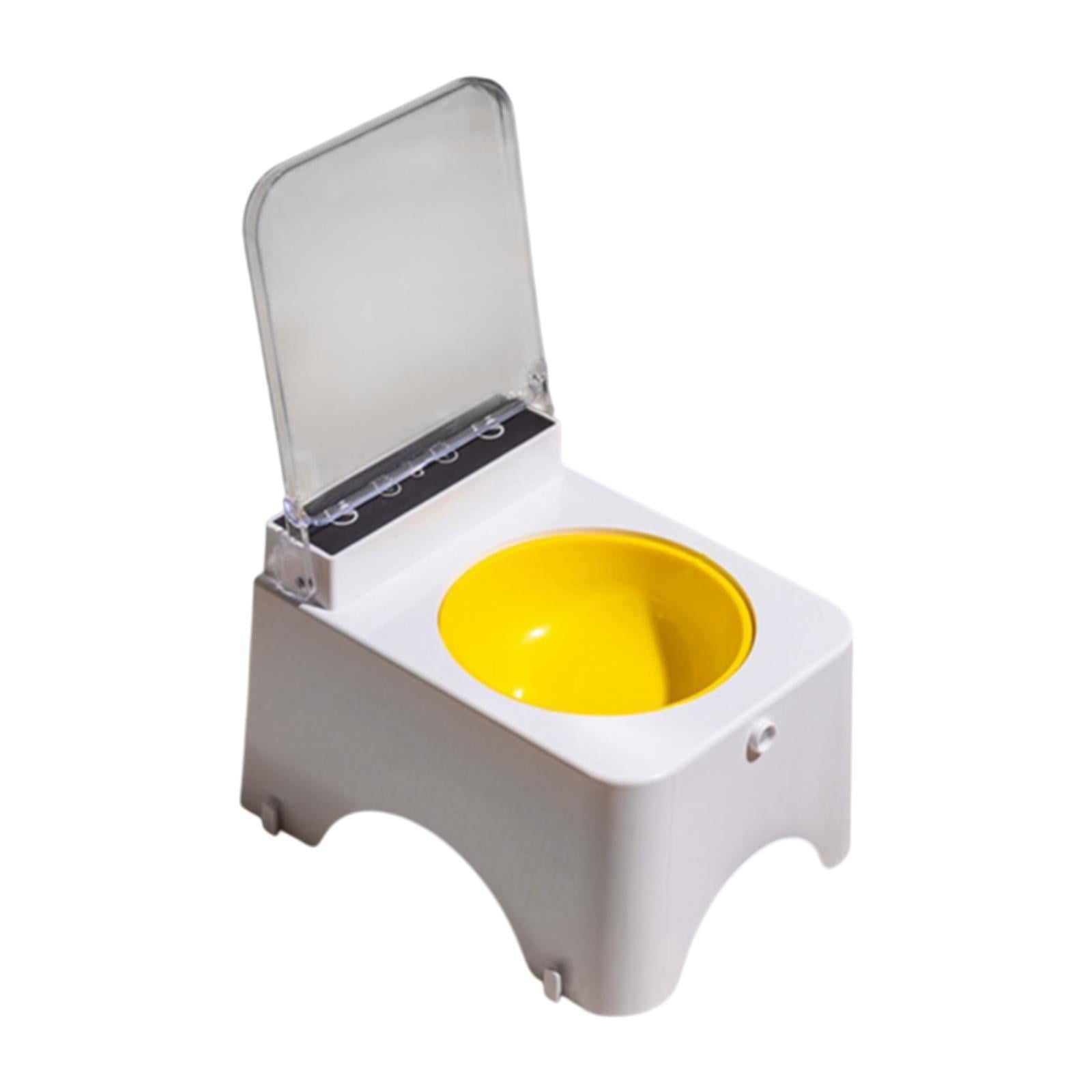 oshhni Cat Bowl with Raised Stand for Cats Dogs Neck Protection Cat Dog Food Feeder PP Bowl