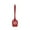 Red, variant on SHIMELE Silicone Spatula Stir Fry Spatula Non Stick Turner Cooking Utensil Kitchen Frying Spatula Heat Resistant Leak Proof Slotted Design Non Slip Handle Dishwasher Safe