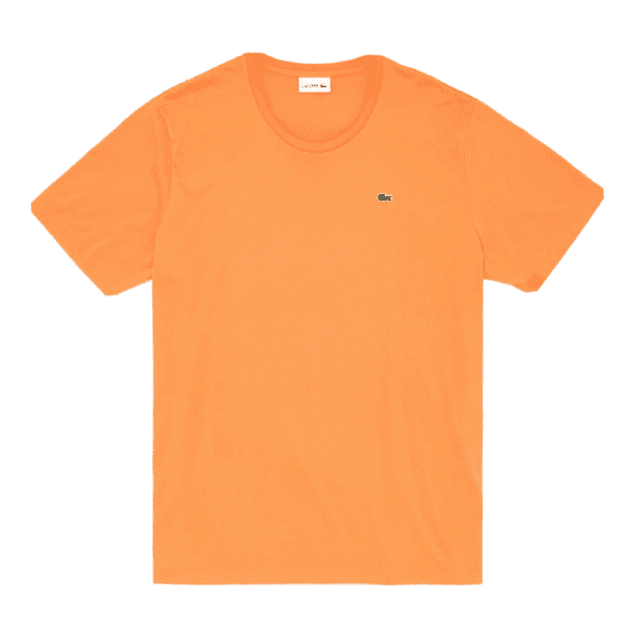 Lacoste Men's Big Fit Crew Neck Cotton Jersey T-Shirt Orange 10R-3XLB