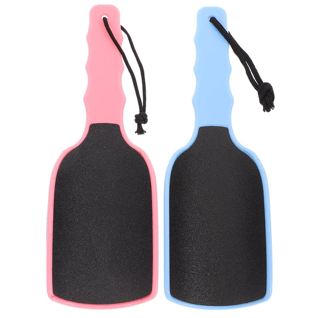 Limas para pies de doble cara, producto para eliminar la piel muerta, herramienta para frotar los pies, exfoliante de callos, suela del pie (colores surtidos), 2 uds.