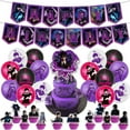thumbnail image 3 of Wednesday Addams Birthday Decorations Wednesday Addams Party Decorations Balloons Cake Topper Wednesday Addams Merchandise Birthday Party Supplies Inc, 3 of 4