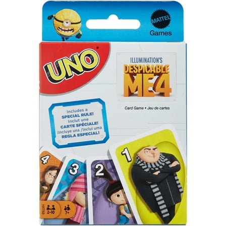 UNO Despicable Me 4 Card Game for Kids & Family Night