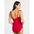 thumbnail image 2 of Time and Tru Women's and Women's Plus Size Ruffle Strap One Piece Swimsuit, Sizes XS-3X, 2 of 5