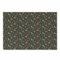 thumbnail image 1 of Folk Art Cutting Board, Abstract Magic Forest Cartoonish Design with Hedgehog Deer Mushrooms and Trees, Decorative Tempered Glass Cutting and Serving Board, in 3 Sizes, by Ambesonne, 1 of 2