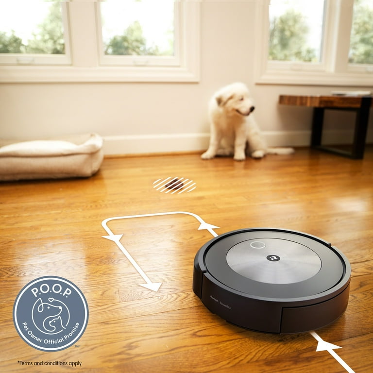 iRobot® Roomba® j7+ (7550) Self-Emptying Robot Vacuum – Identifies and  avoids obstacles like pet waste & cords, Empties itself for 60 days, Smart 
