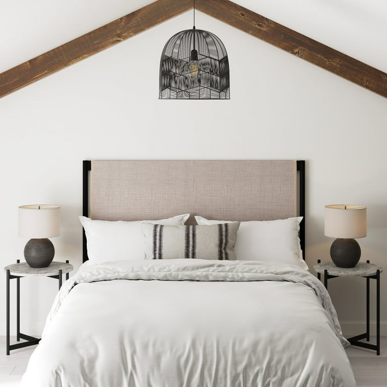 3r studios woven sale rattan panel headboard