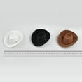 thumbnail image 2 of TISHITA 1/6 Mini Cowboy Hat Action Figure Accessory for 12in Collectible Figure Accs Brown, 2 of 8