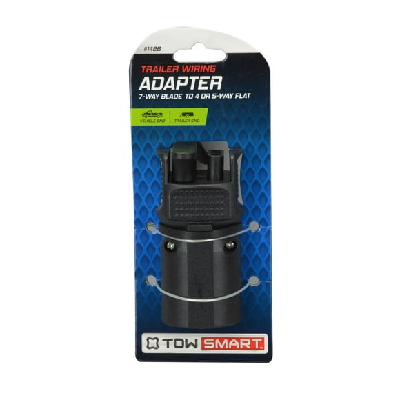 Adaptateur de câblage de remorque - Lame 7 voies vers 4 ou 5 voies à plat