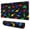 Black Cartoon Dinosaurs-2, variant on Long Mouse Pads for Desk,Black Cartoon Dinosaurs Eggs Stars Desk Mats on Top Of Desks, Desk Mouse Pad Extra Large with 3mm Non-Slip Base and Stitched Edge for Gaming,Work,Home 31.5"x11.8"