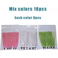 thumbnail image 6 of Bucktail Teasers Mylar Flash Teaser Tail Bucktail Teaser Fluke Rigs Flounder Fishing Lures Bait Rigs, 6 of 6