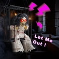 thumbnail image 2 of Magotan Screaming Animated Halloween Decorations, Outdoor Indoor Hanging Spooky Halloween Decoration, Scary Ghost Cage with Motion Sensor, 2 of 7
