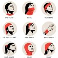 thumbnail image 4 of Gorro deportivo multifuncional para exteriores, diadema de protección facial, polaina para el cuello, bufanda envolvente, banda para el sudor para caza, pesca y senderismo, 4 of 5