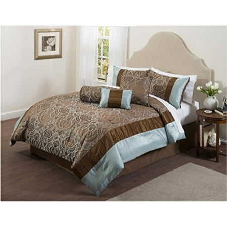 Casa Bolyston 7 Pc Comforter Set Full Walmart Com