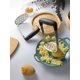 thumbnail image 5 of Triturador de patatas, triturador de patatas de acero inoxidable mango antideslizante utensilios de cocina para alimentos para bebés nivel ancho y ergonómico Ormromra CPB-US-WZY10, 5 of 5
